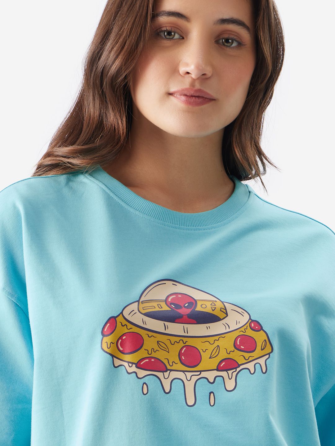 Alien Invasion: Pizza Boyfriend T-Shirts online